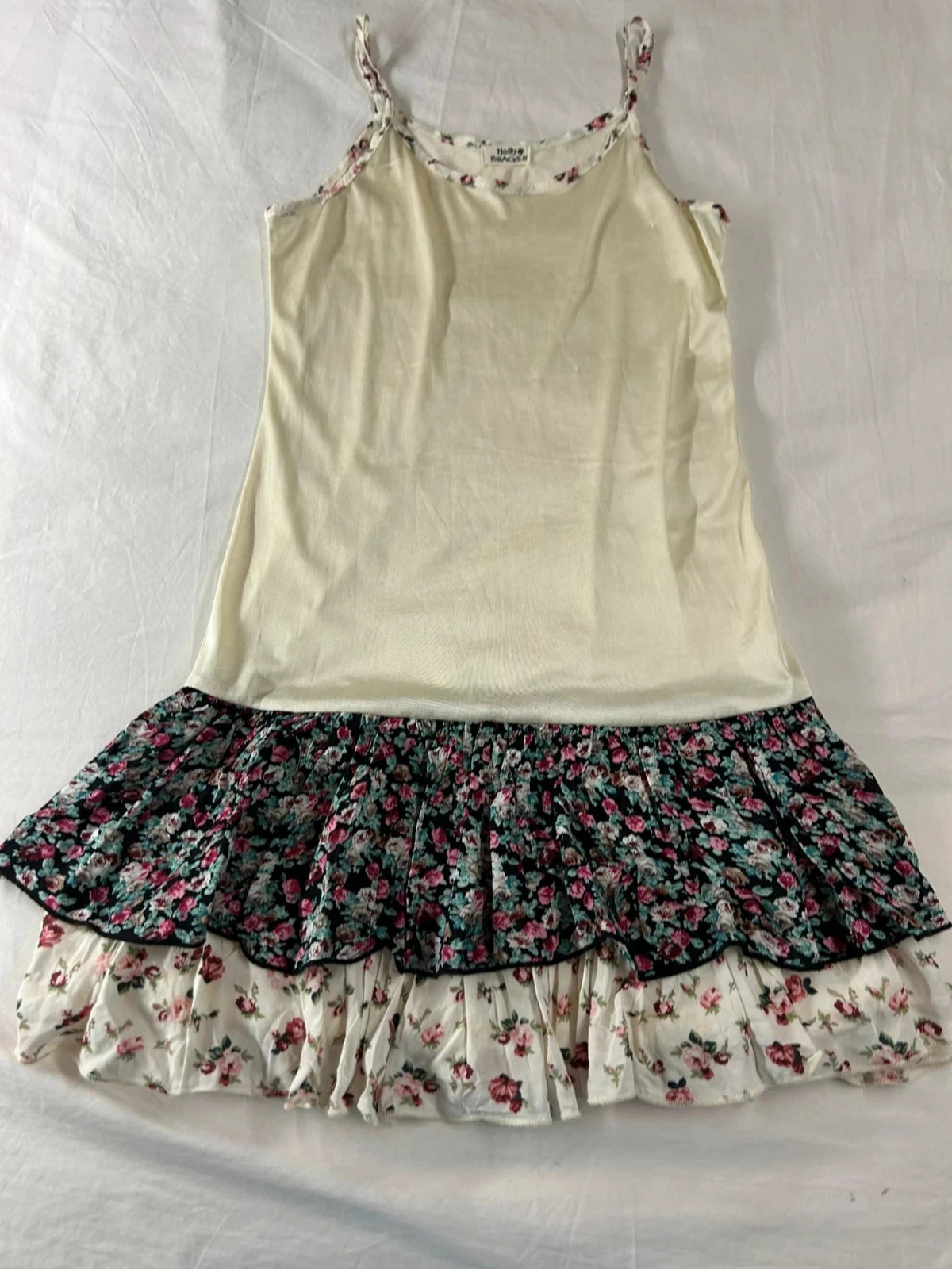 Vestido chique casual holly bracken vintage branco creme multicolor – photo 2